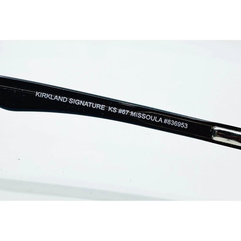 Kirkland Signature Eyeglasses Men Gunmetal Aviator Missoula 61-13-140